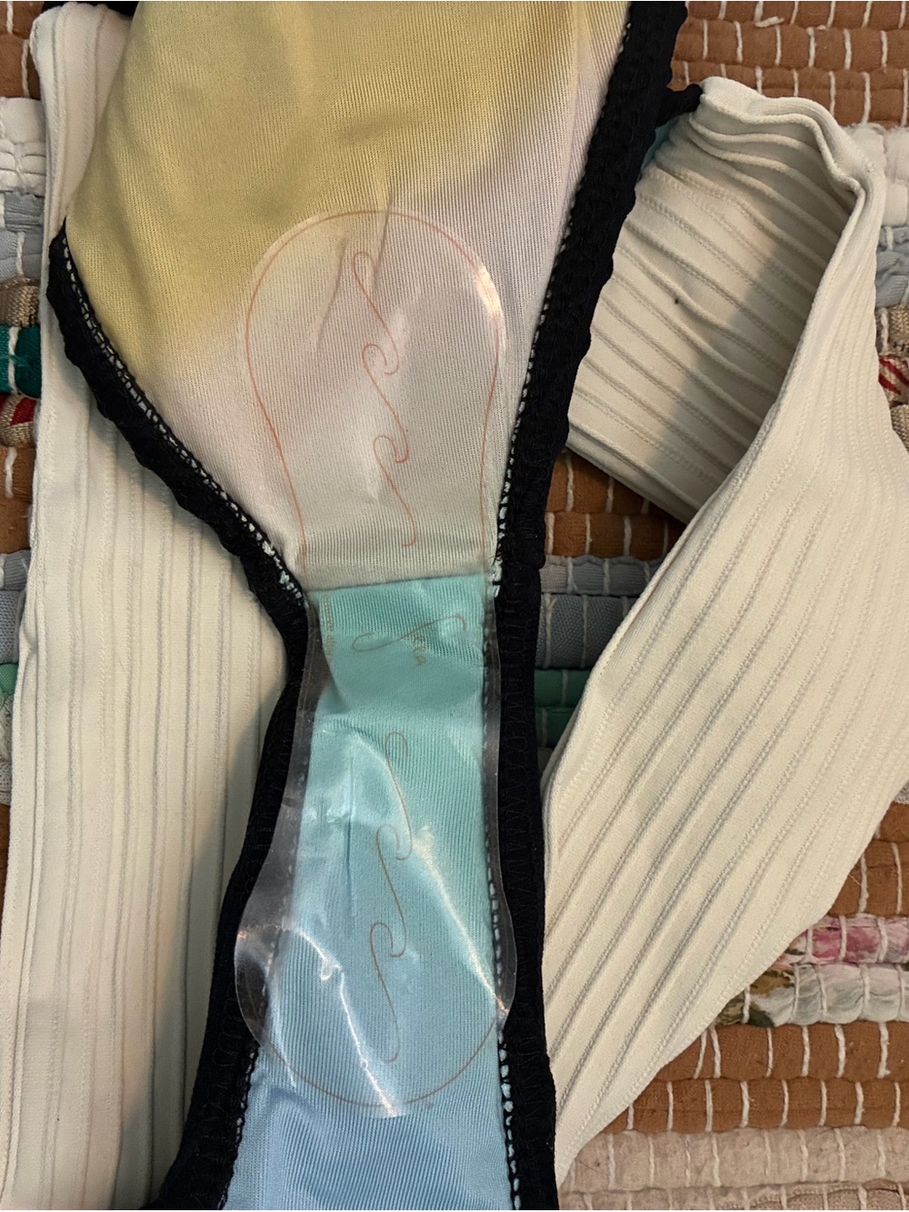 Seea Black & Cream Ribbed Colorblock Bottom - Picture 6 of 6